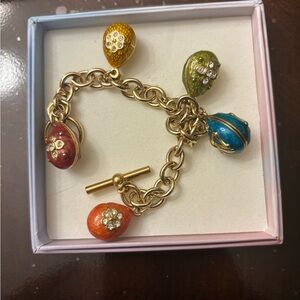Colorful Beaded Charm Bracelet